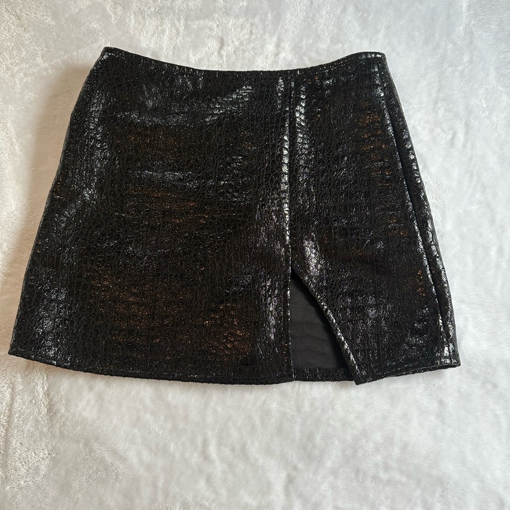 Black Motel Rocks mini skirt